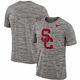 Nike USC Trojans Charcoal 2018 Player Travel Legend Performance T-Shirt,baseball caps,new era cap wholesale,wholesale hats